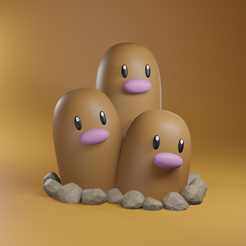 Frontal.png DUGTRIO - POKEMON