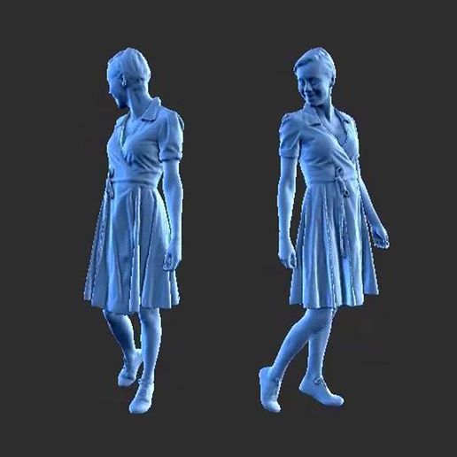 CHARACTER FIGURE GIRL F22 3D model
