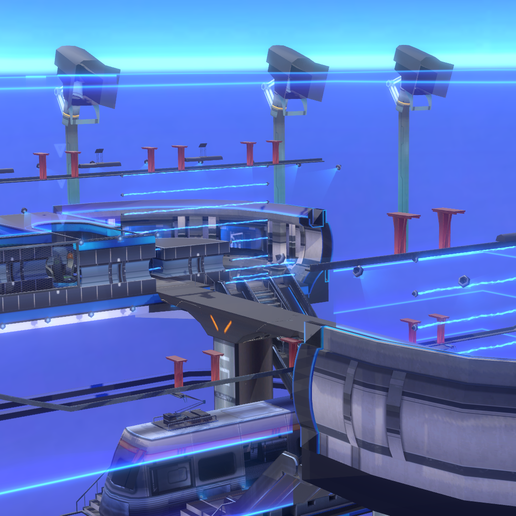 S4 League Station02 By Luis mallqui creator in blender includes model and texture 3D model