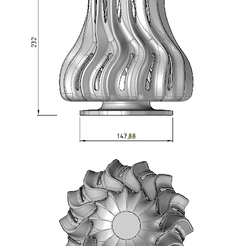 dimensoes-candeeiro.png 3D file Lamp for bedroom・3D printing idea to download
