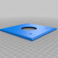 6x6Plate_240v_4x4boxholes.png Télécharger fichier STL gratuit Couvertures électriques 6x6 • Design pour imprimante 3D, arnmac