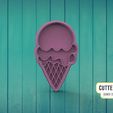 cucurucho-2.jpg Ice Cream Cone Cookie cutter M2