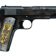 무제481_20230519150542.png Colt 1911A1 Grips Howling Wolf Editions