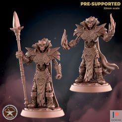 skelet-mage-000.jpg Файл 3D Восставший маг крови Две модели・Дизайн 3D-печати для загрузки3D