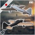 1-PREM-WB-VR-V08.jpg Mitsubishi A6M Zero Zeke, avião de combate de longo alcance baseado em porta-aviões (8) - Segunda Guerra Mundial Segunda Frente de Campanha Tabletop Mini Japão Japonês Ásia