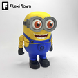 Flexi-Town-Bob-the-Minion,-I6.png Flexi Bob the Minion, Minions Collection, Articulated fidget figure, 3mf included