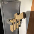 1.png GLOCK MAGNETIC MOUNT FOR STORAGE UNITS : Glock + 2 Mags
