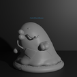 Swalot6.png Gulpin and Swalot pokemon 3D print model