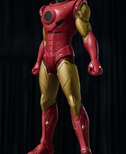 👨 Iron Man - Classic Comic Armor Stand | Marvel 3D Printable STL with ...