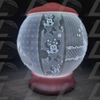 ’ ny pe A STL file MINNIE MOUSE SPHERICAL NIGHT LIGHT LITHOPHANE・3D printable model to download