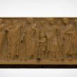 untitled.44.jpg 3D model stl, Rome culture,Relief of the Ara Pacis Augustae with Procession,rome sculpture stl,3d-scan model stl file.For mill and 3d print.