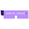 Sons of Velmorn Cover.stl Holder for Sons of Velmorn, War hammer Underworlds, Gnarlwood