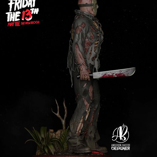 🎬 Jason Voorhees・Arquivo STL para ・Cults