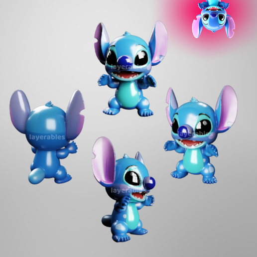 layerables-kopyası-kopyası-19.png Baby Stitch 3D Printer Model - OBJ File - Cute Collectible Figure - 3D Print Fan Art - Desk Decor - Toy STL