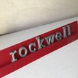 rockwellmin11.jpg ROCKWELL font lowercase STL file