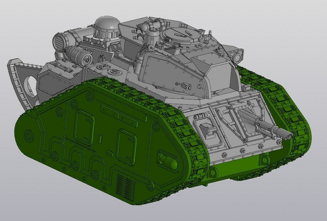 Screenshot_01.jpg Download STL file 4th planet battle tank • 3D printing design, Solutionlesn