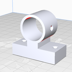 sop.png Free STL file Curtain rod holder for 15mm diameter curtain rods・Design to download and 3D print