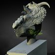 0000000pachychield3.jpg Pachyrhinosaurus lakustai keratin shield Bust