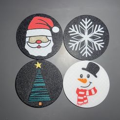 IMG_2044.jpeg Christmas Coasters AMS Multicolour