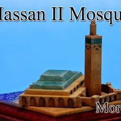 124-01_display_large.jpg Fichier STL gratuit Mosquée Hassan II -Maroc-・Modèle à télécharger et à imprimer en 3D, tokyovirtualworld