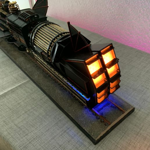 2.jpg STL file Back to the Future Jules Verne Time Train with lights and smoke・3D printable model to download, OneIdMONstr