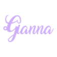 Gianna.stl Names with first initial "G".