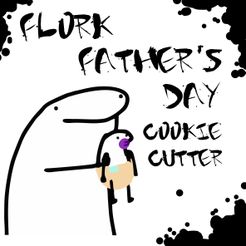 Sin-título-1.jpg Archivo STL Flork dia del padre - father´s day - cookie cutter・Plan de impresora 3D para descargar
