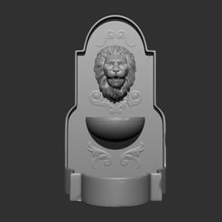 lvi_ontana_render_2.jpg STL file Lion fountain・3D print design to download