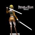 \@ | ZENBRUSH3D Fichier 3D Annie Leonhart - Attack On Titan - Shingeki no Kyojin・Objet imprimable en 3D à télécharger