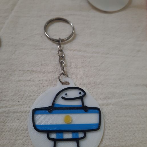 Key ring Flork World Cup Argentina 3D model