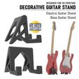 Banner_1.jpg Decorative Guitar Stand Electric Guitar And Bass Guitar Stand