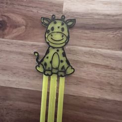 IMG_7431.jpg Baby Giraffe Bookmark