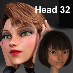 Head31 art.jpg BJD 1/3 75MM HEAD 32 - BY SPARX