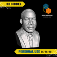 Martin-Luther-King-Jr-Personal.png 3D Model of Martin Luther King Jr. - High-Quality STL File for 3D Printing (PERSONAL USE)