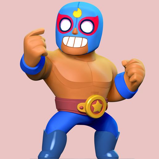 El Primo - Brawl Stars 3D model