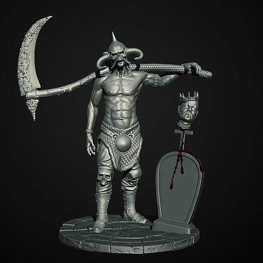 Soul Reaper demon hunter 3D model
