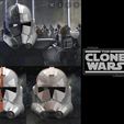 7.jpg CLONE TROOPER P1 TCW helmet | 3D model | 3D print | Printable | Clone Wars