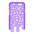 iphone6 dovetail Voronoi - upper case.stl Iphone 6 & 6S case - Dovetail -Voronoi