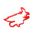 Sorcière H 1 rouge.png Punch Halloween Witch Cookie Cutter