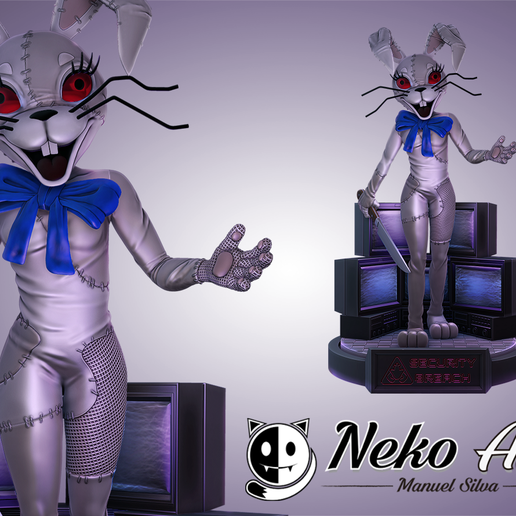portada.png Figure Vanny FNAF Security Breach 3D print model
