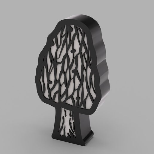 Morel Mushroom LED Lamp 3D model