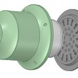 sewer-drain-VT01-16.jpg Flood floor shower Drain kit odor trap 3d-print