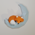 rendu3.png Renard Lune - Low Poly