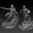 2.jpg Bo-Katan Dual Pose  -  354mm Star Wars Legion Scale -