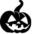 Citrouille-simple-19.jpg 10 SVG Files - Halloween Pumpkin - Silhouettes - PACK 2