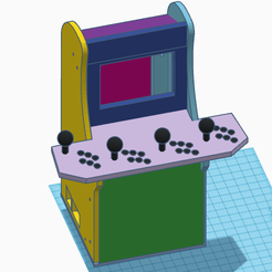 1.png Download STL file Arcade case orange pi pc • 3D print model, ateste2018
