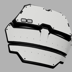 ghjyukjulklopoi.png Fichier 3D Cyberpunk 2077 - Trauma Team - Chest Armor - 3D Models・Objet imprimable en 3D à télécharger