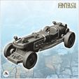 1-PREM.jpg Single-seater steampunk race car with visible pipes (3) - Future Sci-Fi SF Post apocalyptic Tabletop Scifi Wargaming Planetary exploration RPG Terrain