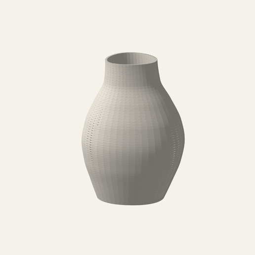 TERRA FOLD Vase STL Bundle - 3 Organic Faceted Vases | Scandinavian Decor