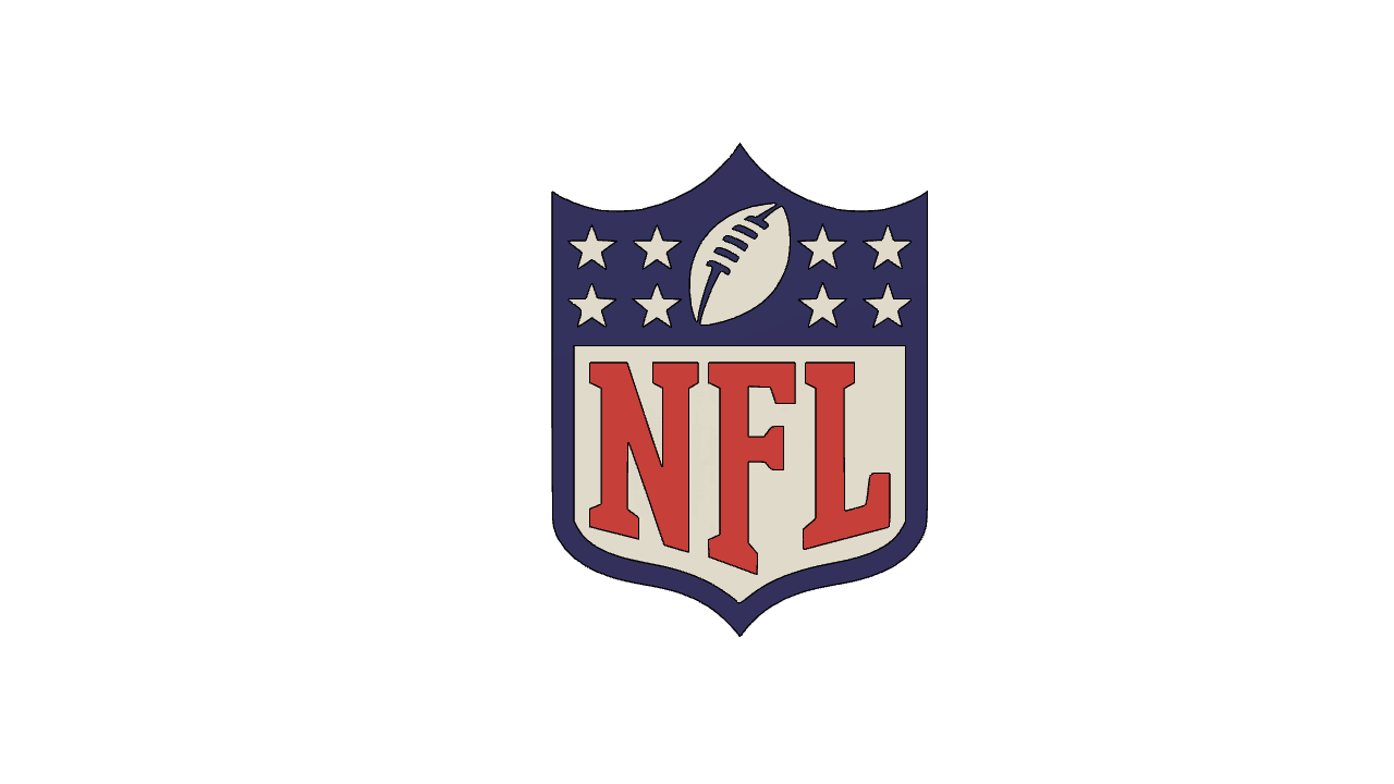 Archivo STL Logotipo NFL・Plan de impresora 3D para descargar・Cults